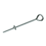 Galvanised eye bolt for chain link fence